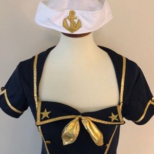 Women’s Sailor costume with dress, hat, cuffs